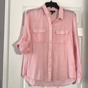 Long sleeve or 3/4 sleeve button down